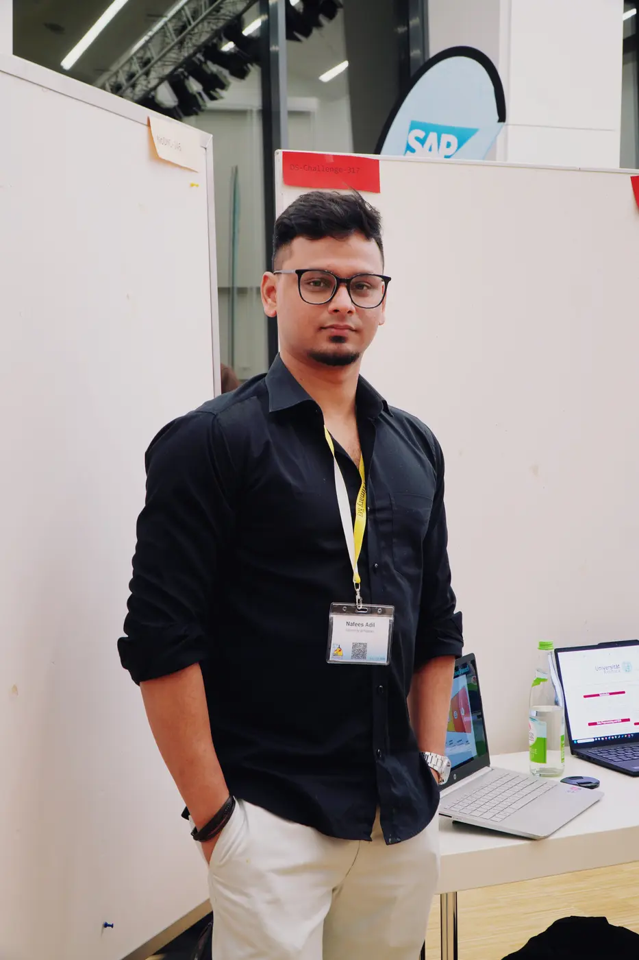 Nafees Mohammad Adil at a technology event