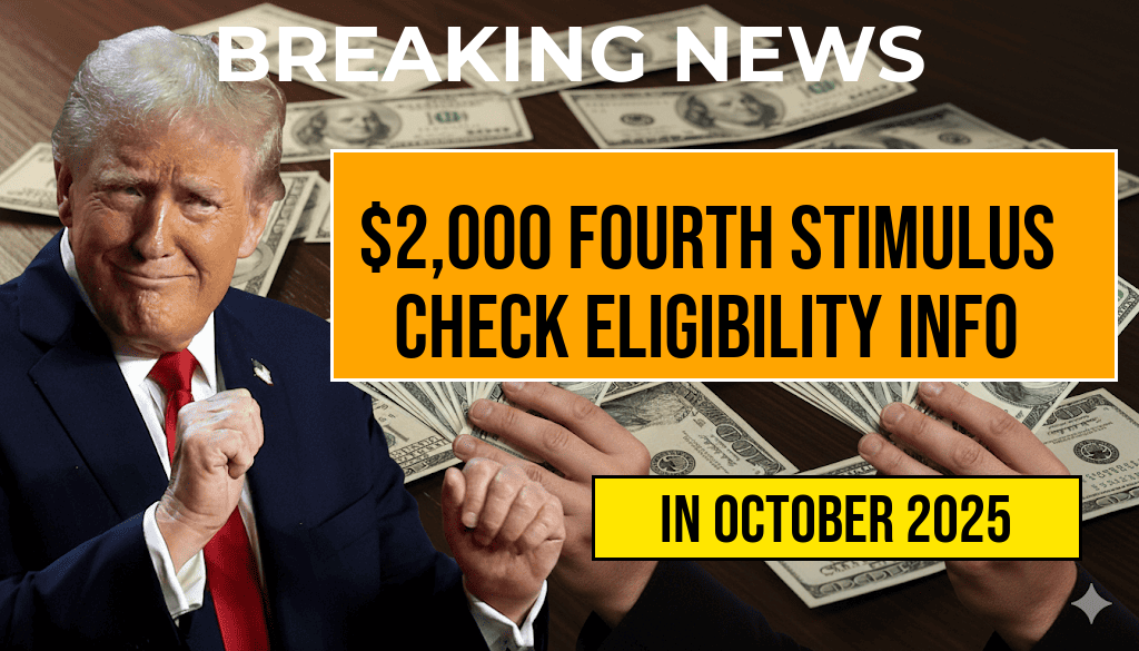 $2,000 Fourth Stimulus Check: Find Out Eligibility and Deposit Dates