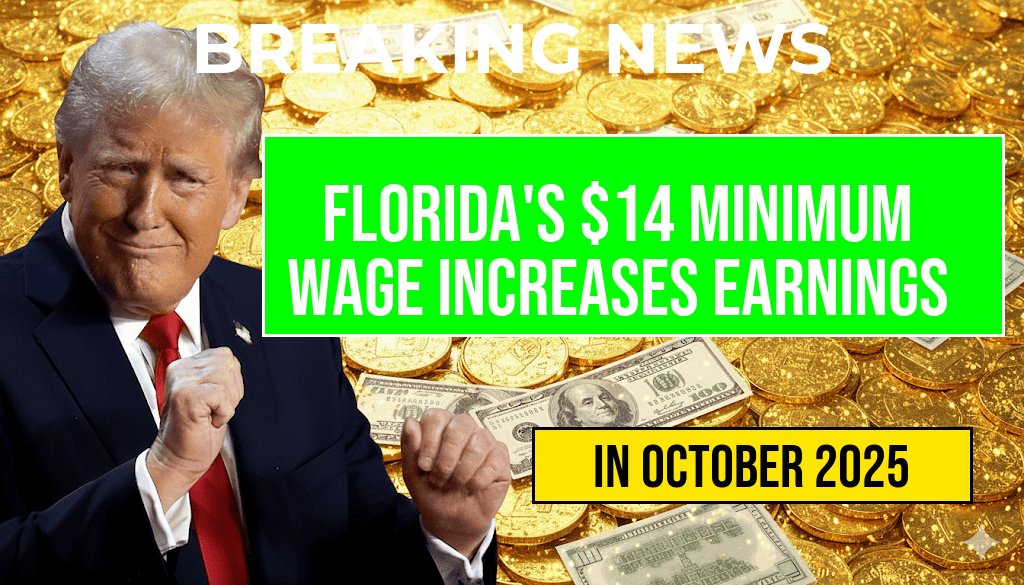 Florida’s New Minimum Wage of $14/Hour Boosts Full-Time Workers’ Annual Earnings by $2,080.