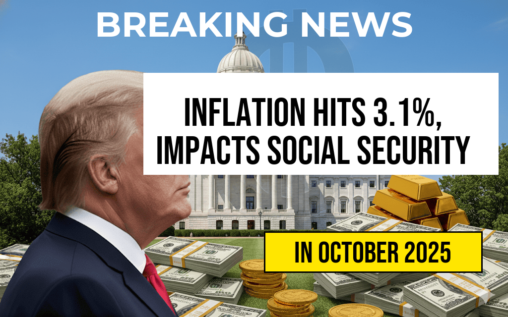 Inflation Reaches 3.1% in Core CPI, Undermining Your $49 Social Security Increase.