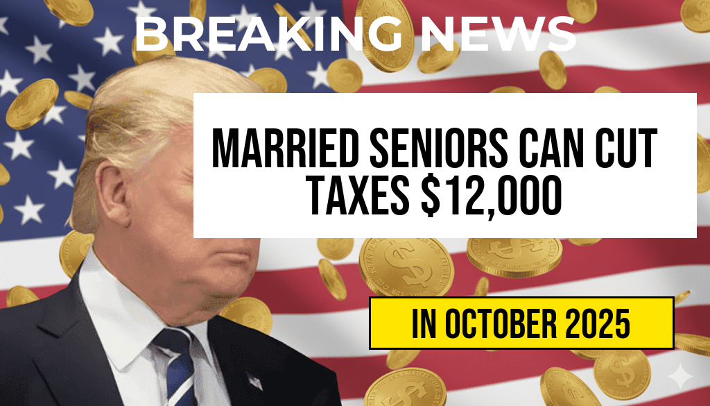 New Deduction Allows Married Seniors to Reduce Taxable Income by Up to $12,000