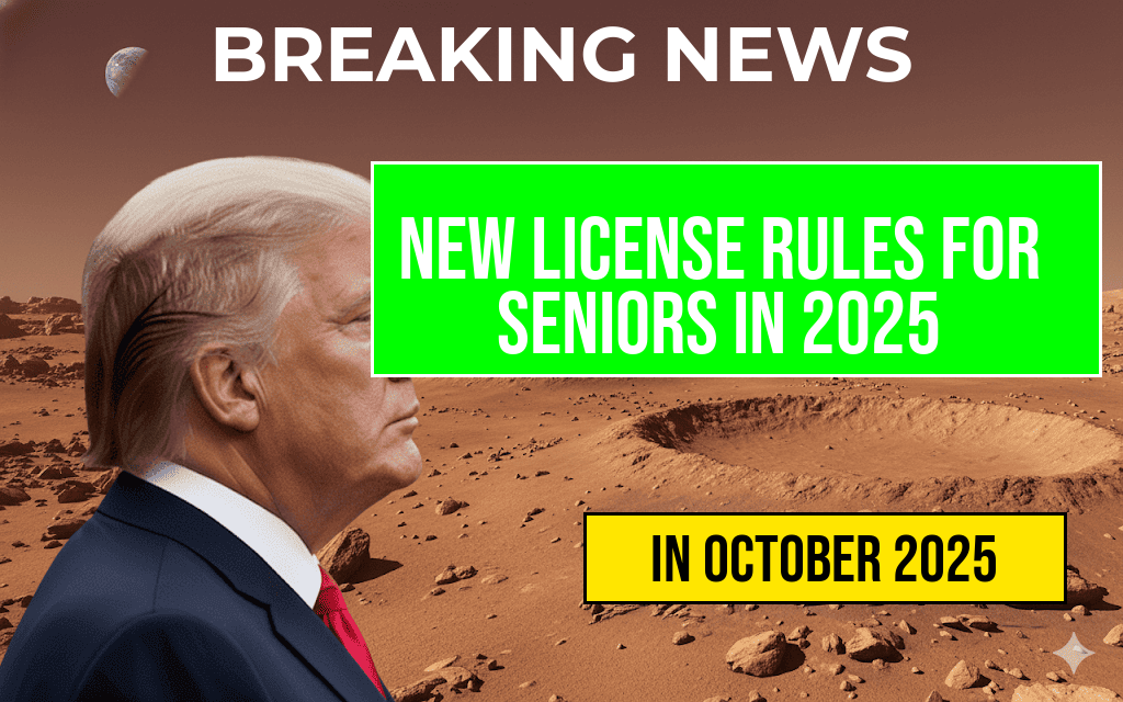 New Driving License Regulations for Seniors Over 70 Take Effect in October 2025 – Essential Changes Every Driver Should Know