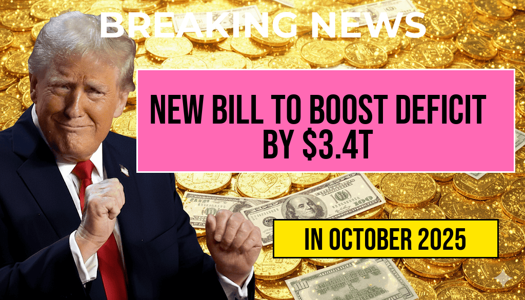 Taxpayers Alerted: ‘One Big Beautiful Bill’ Set to Increase Deficit by $3.4 Trillion.