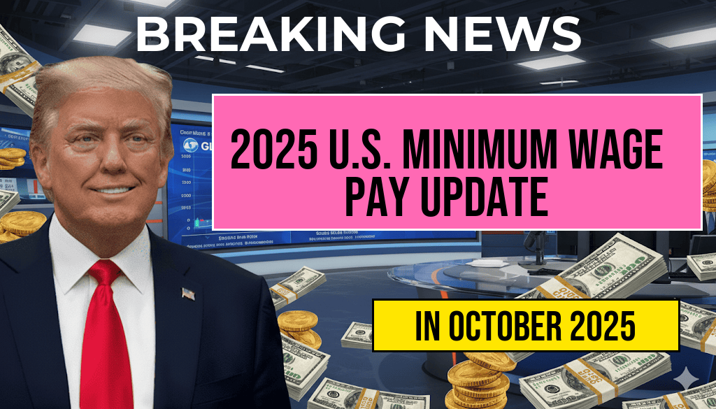 Updated Hourly Pay Rates for U.S. Minimum Wage Increase Set for 2025 as of October 4